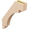 Ekena Millwork 3-inch W x 18-inch D x 24-inch H Aspen Rough Cedar Woodgrain TimberThane Knee Brace, Primed BRCUR03X18X24ASPRCPR - alternate 3